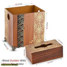 Dustbin and Tissue Box Holder -